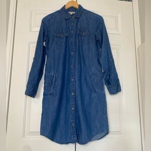 Banana Republic Denim Dress | Size 4 | Button Front Casual